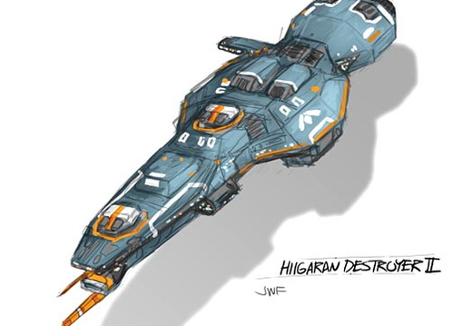 Hiigaran Destroyer mk 2 by Arioch