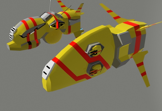 Taiidani Assault corvette by Ammon Ra