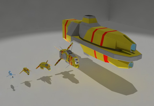 Taiidani Frigate by Ammon Ra