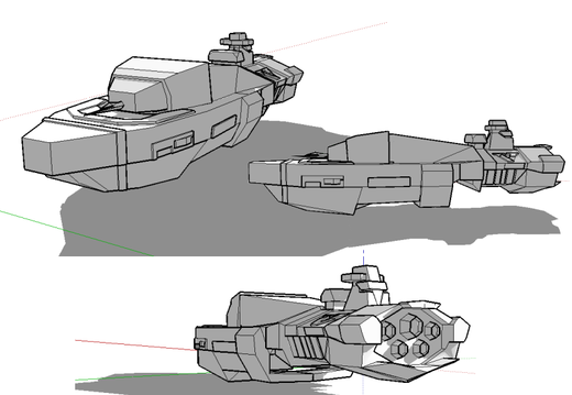 Vaygr Missile Frigate by Hiroshi Tea