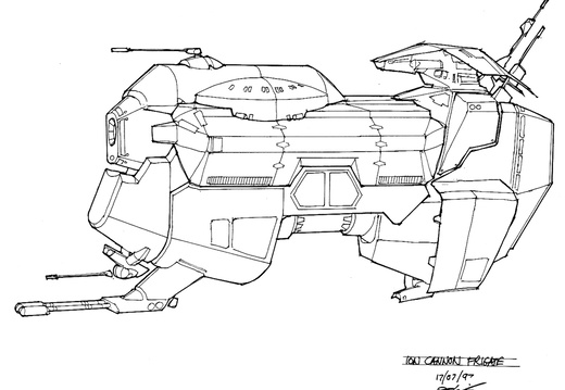 RC R1 ion cannon frigate