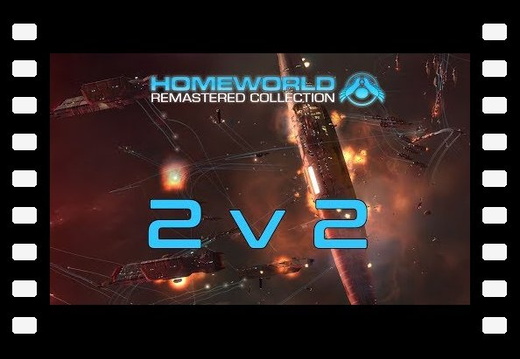 Homeworld Remastered: 2v2 - EPIC High Level Battle on Armed For Burial