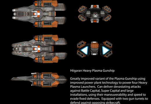 Hiigaran Heavy Plasma Gunship
