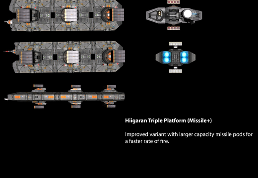 Hiigaran Triple Platform (Missile+)