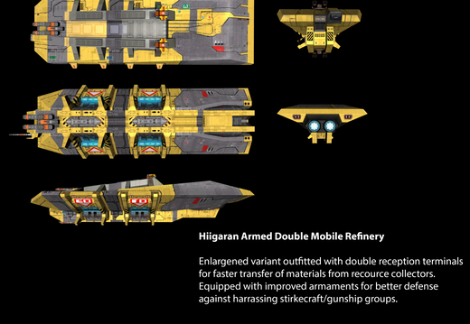 Hiigaran Armed Double Mobile Refinery