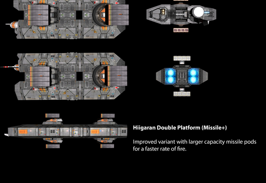 Hiigaran Double Platform (Missile+)